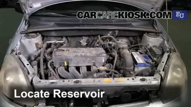 2003 Toyota Yaris 1.3L 4 Cyl. Windshield Washer Fluid Add Fluid